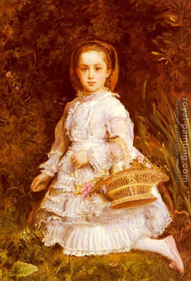 Sir John Everett Millais : Portrait Of Gracia Lees